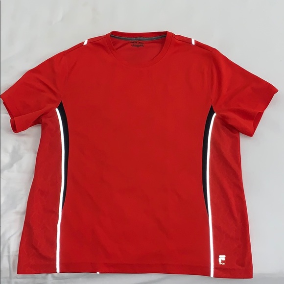 red fila shirt